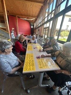 Le loto : l’activité préférée des résidents !