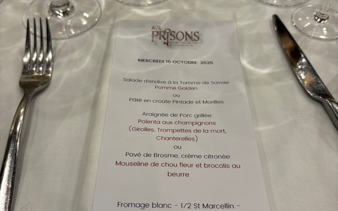 Un Repas Inoubliable au Restaurant Les prisons avec les Résidents